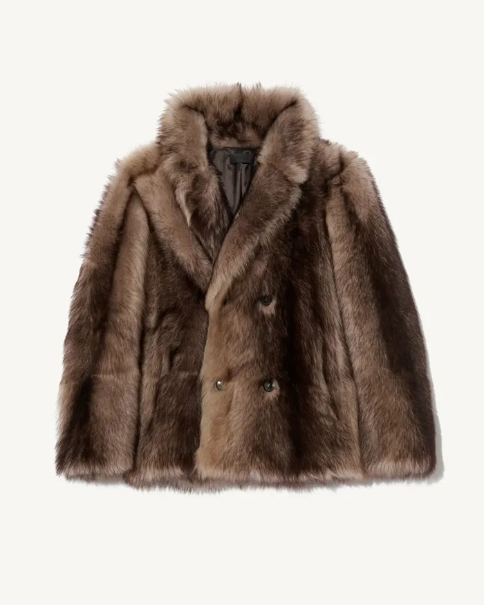CAPUCINE SHEARLING JACKET Brown Women Coats and Outerwear Nili Lotan