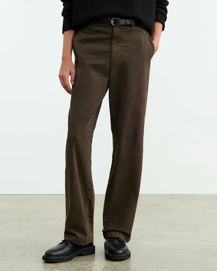 CARSEN PANT Dark Brown Pants and Shorts Nili Lotan Men