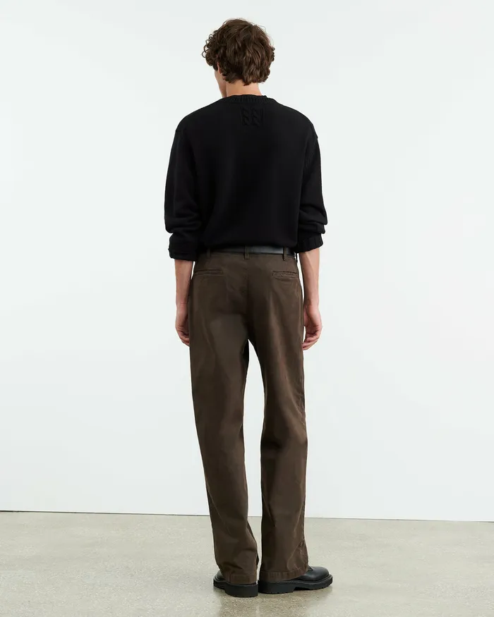 CARSEN PANT Dark Brown Pants and Shorts Nili Lotan Men