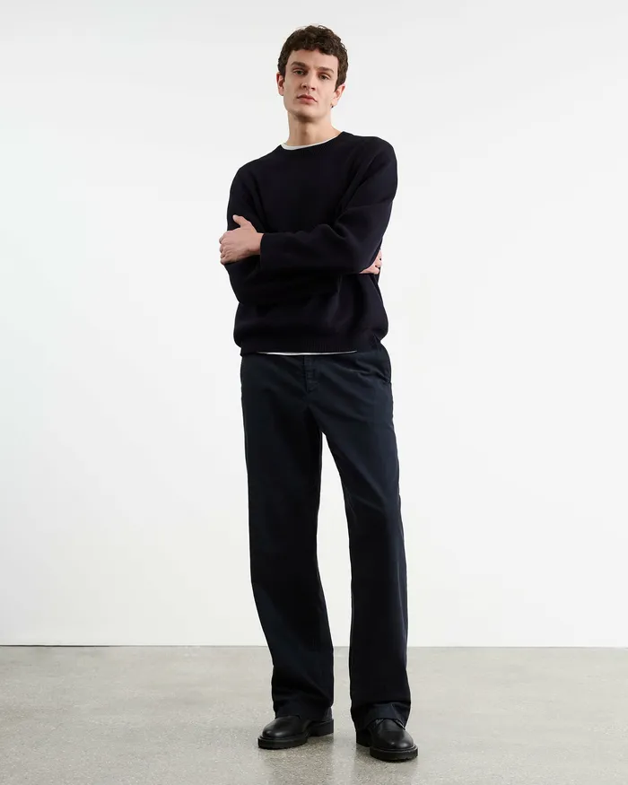 CARSEN PANT Dark Brown Pants and Shorts Nili Lotan Men