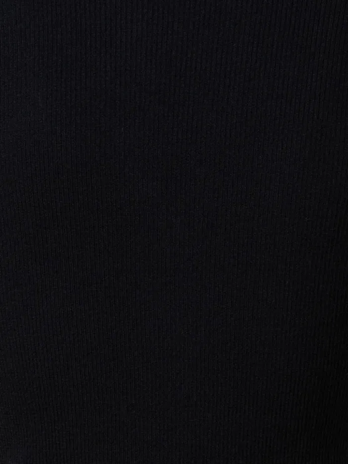 Cashmere Silk Rib Knit Pullover Black Women Akris Knitwear