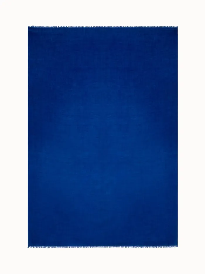Cashmere Silk Scarf Ink Women Akris Cashmere