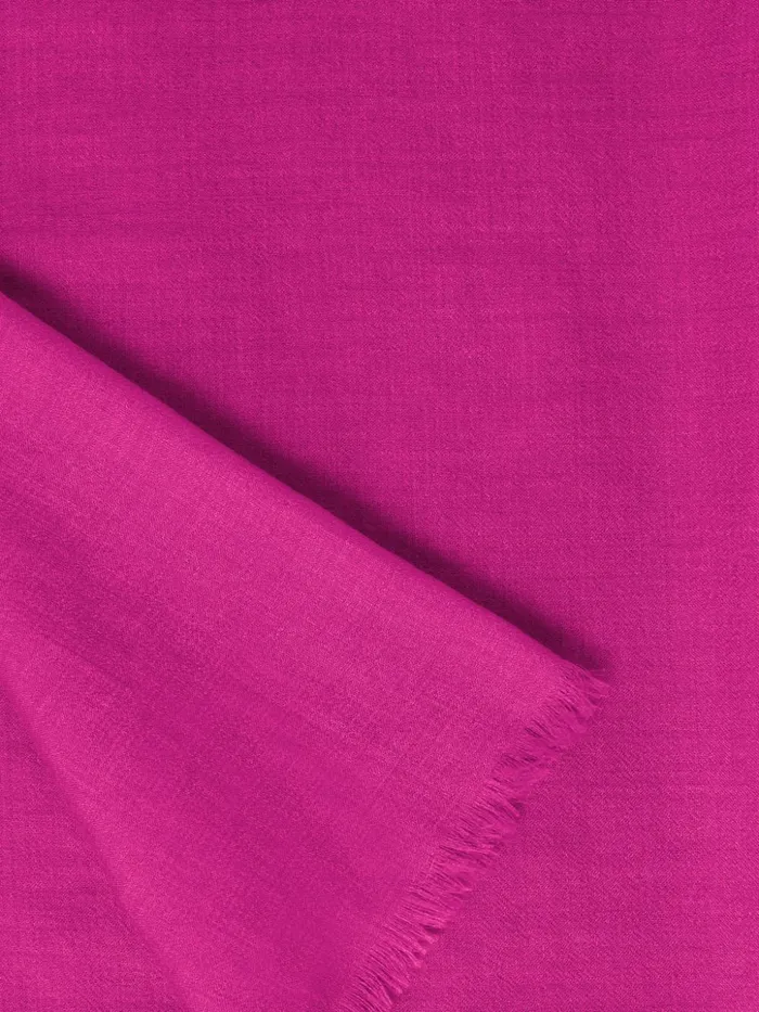 Cashmere Silk Scarf Magenta Women Akris Cashmere