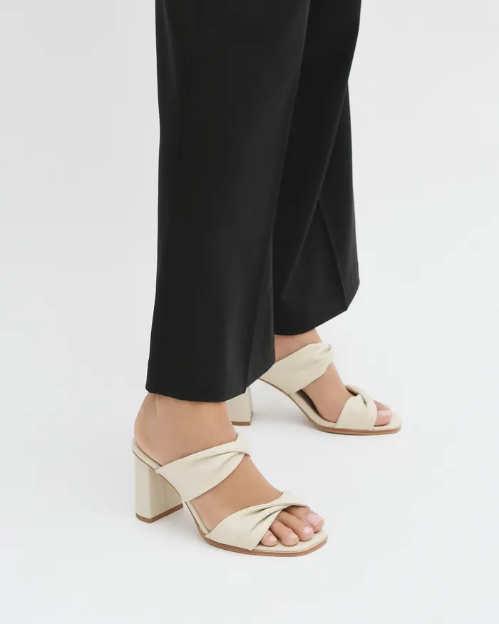 Caylie high heel sandals bone leather Women HIGH SANDALS jomercer Caylie high heel sandals bone leather Women HIGH SANDALS jomercer