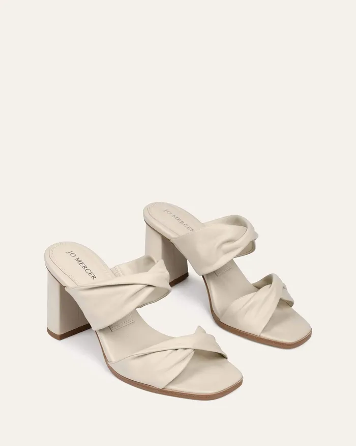 Caylie high heel sandals bone leather Women HIGH SANDALS jomercer Caylie high heel sandals bone leather Women HIGH SANDALS jomercer