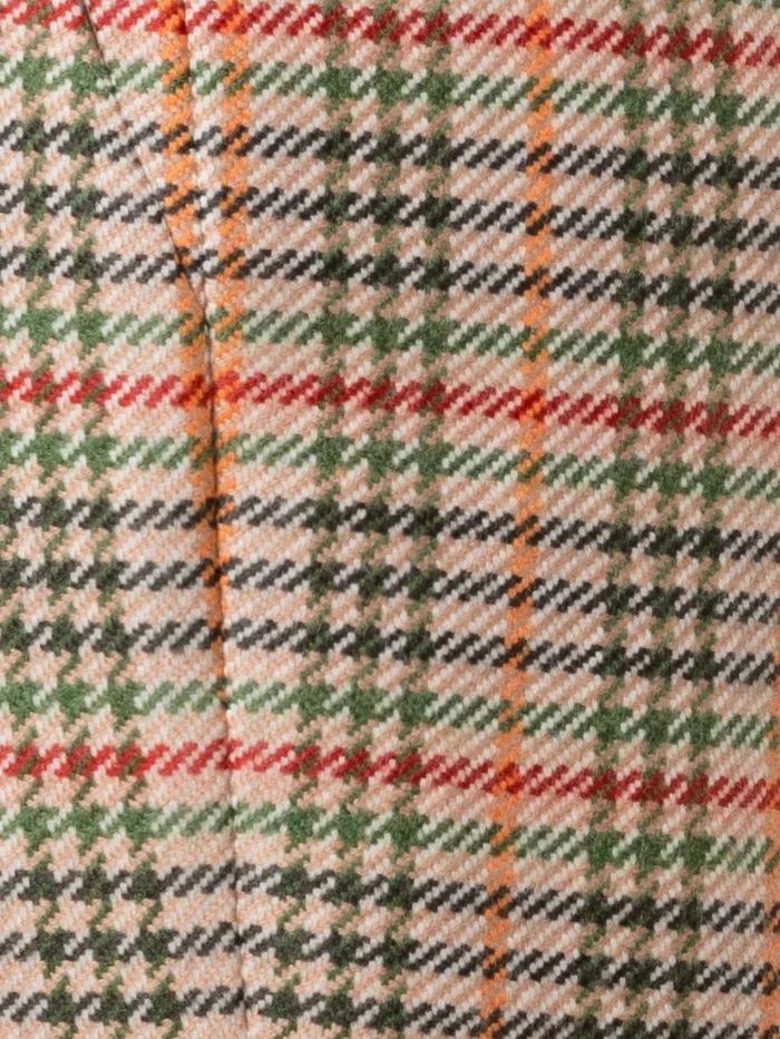 Checked Wool Bootcut Pants Camelmulticolor Women Akris Pants