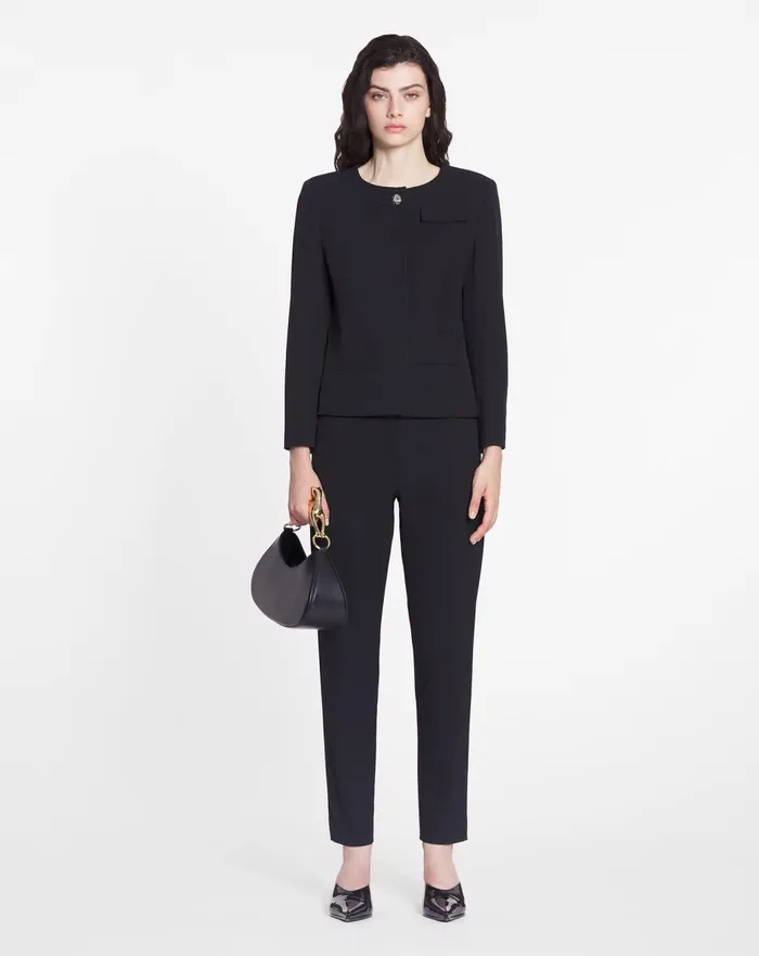 Cigarette Pants Black Women Lanvin Pants