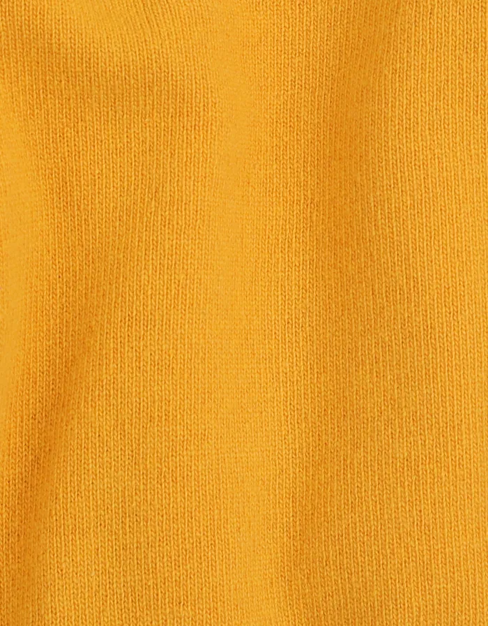 Classic Merino Wool Crew 8211 Burned Yellow Men Knit Sweaters Colorfulstandard