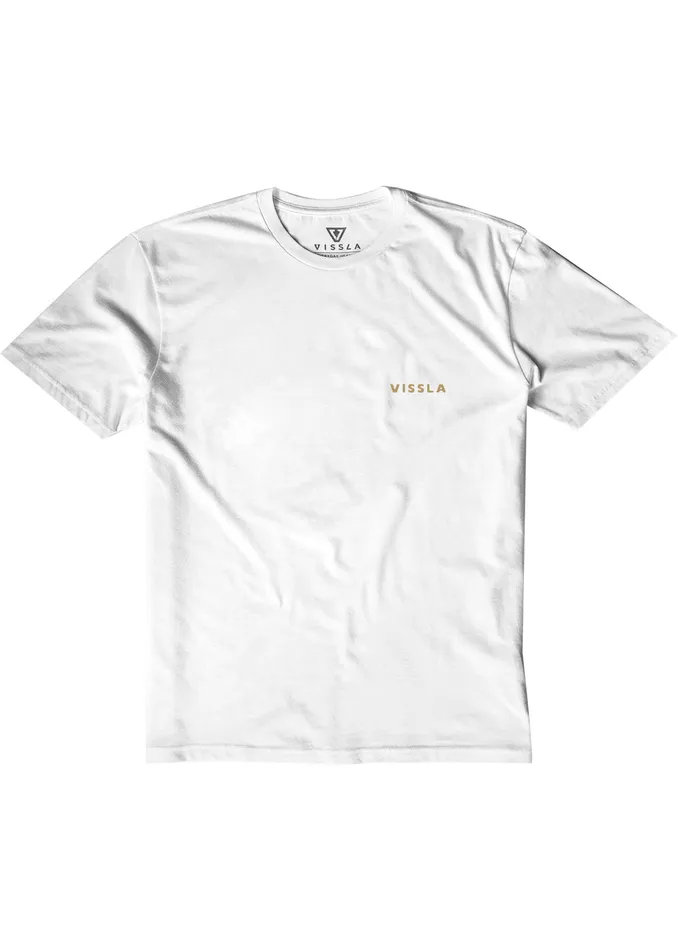 Clothing Vissla Youth Hideaway Boys Tee White Clothing Vissla Youth Hideaway Boys Tee White