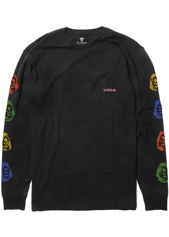 Clothing Vissla Youth Lost Souls Boys Ls Tee Phantom