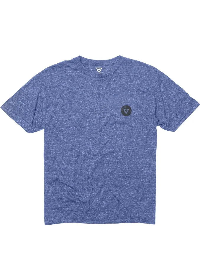 Clothing Vissla Youth Twin Palms Boys Snow Tee RYH 8211 Royal Heather