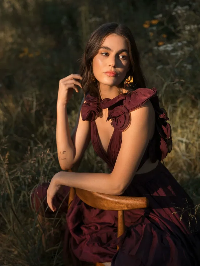 Cocktail Dresses Mac Duggal Women Ruffle Tiered CutOut Chiffon Dress Bordeaux Cocktail Dresses Mac Duggal Women Ruffle Tiered CutOut Chiffon Dress Bordeaux