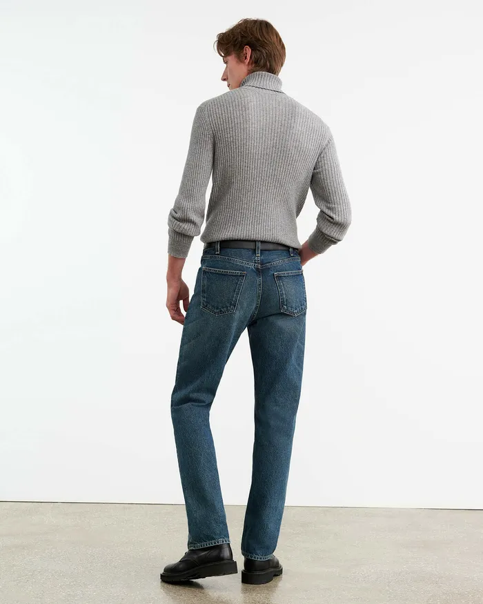 COLE CASHMERE TURTLENECK SWEATER Heather Grey Sweaters Nili Lotan Men