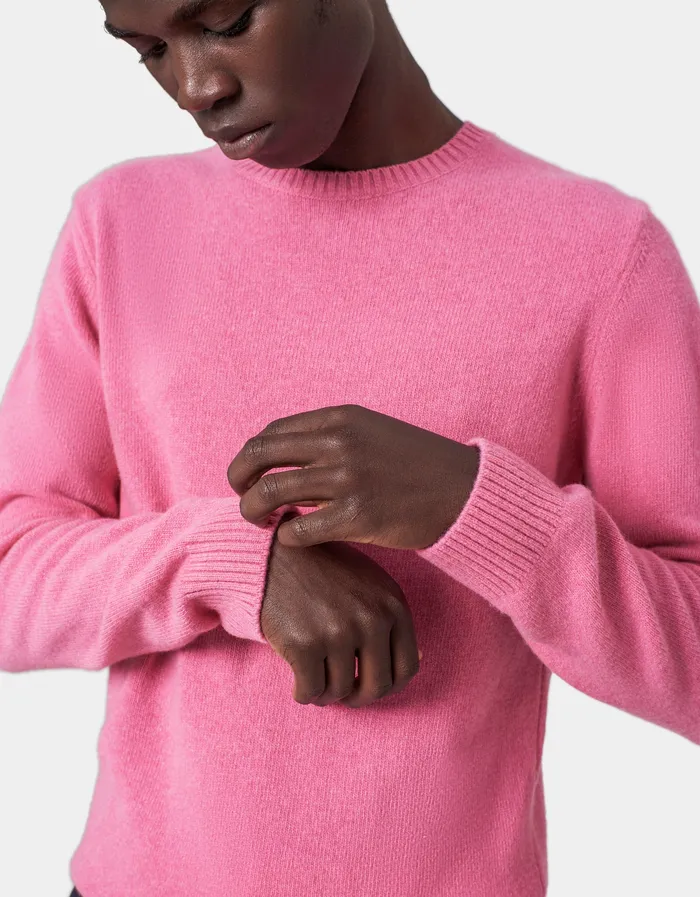 Colorfulstandard Classic Merino Wool Crew 8211 Oxblood Red Men Knit Sweaters