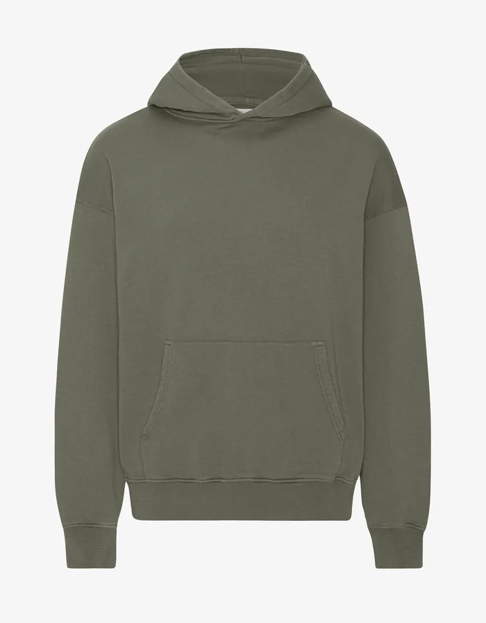 Colorfulstandard Hoodies Women Organic Oversized Hood 8211 Dusty Olive