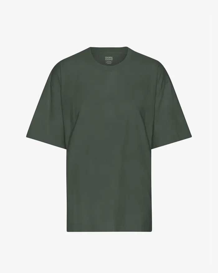 Colorfulstandard Oversized Organic TShirt 8211 Midnight Forest Women TShirts