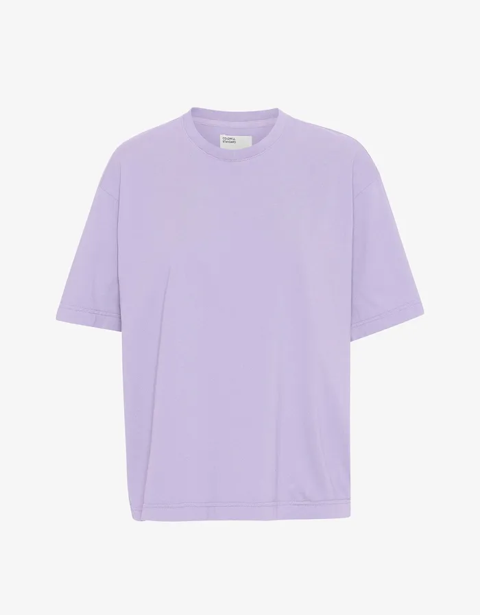 Colorfulstandard Oversized Organic TShirt 8211 Soft Lavender Women TShirts
