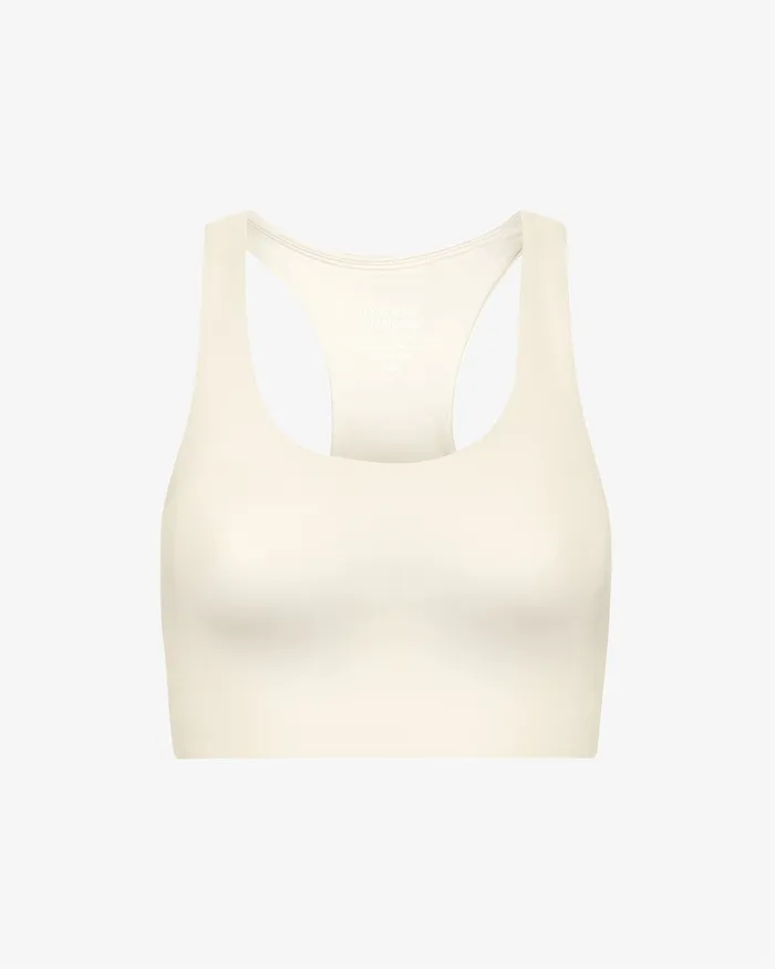 Colorfulstandard Sports Bras Women Active Cropped Bra 8211 Ivory White