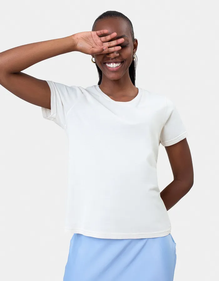 Colorfulstandard TShirts Women Women Light Organic Tee 8211 Marine Blue