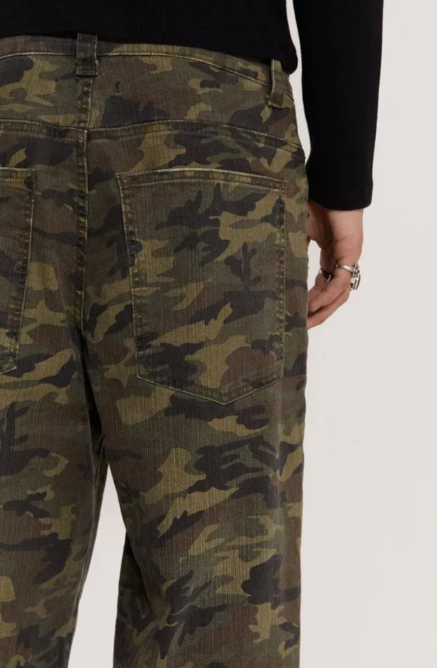 Colossus Jeans MenWomen Jaded London Camo Colossus Baggy Jeans