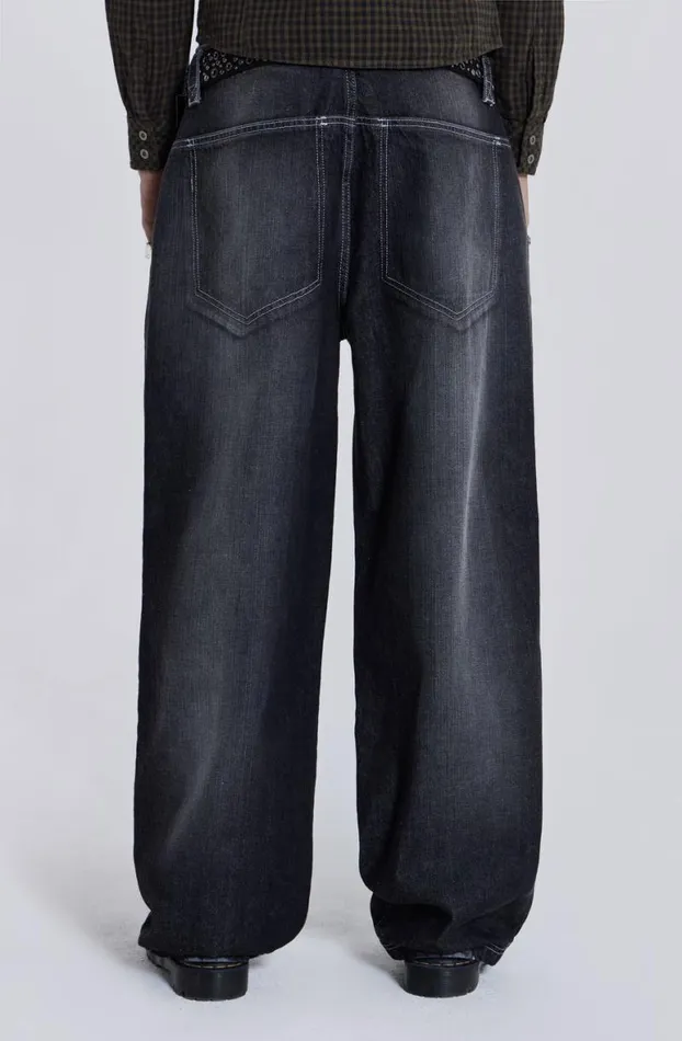 Colossus Jeans MenWomen Jaded London Contrast Stitch Skate Colossus Jeans
