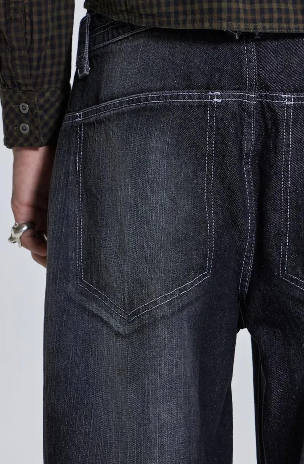 Colossus Jeans MenWomen Jaded London Contrast Stitch Skate Colossus Jeans