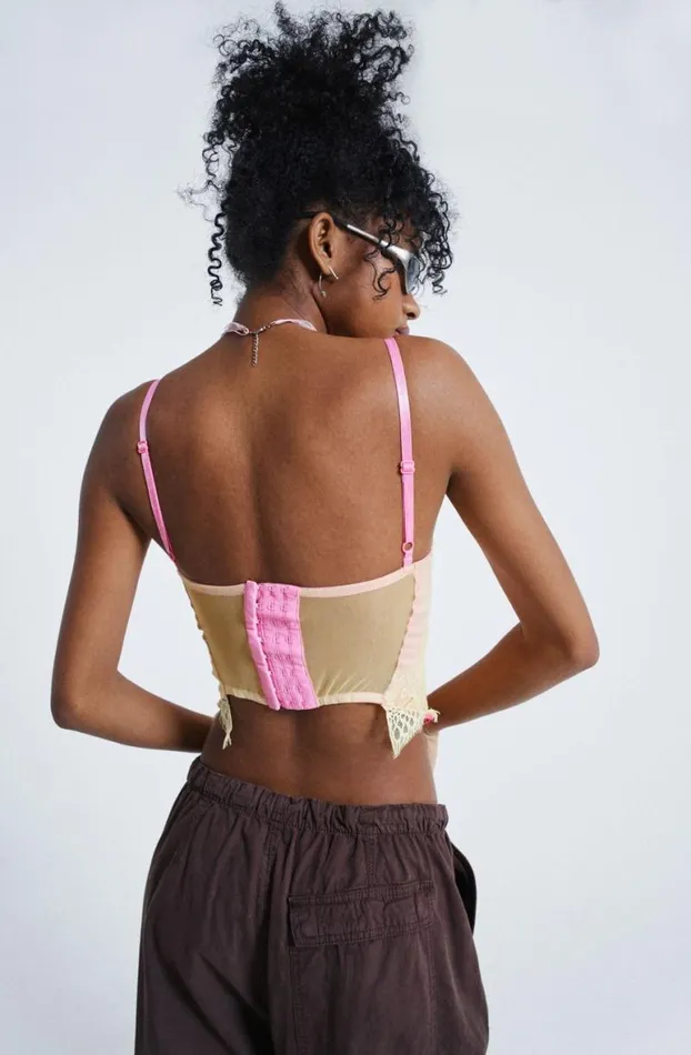 Corsets Women Jaded London Pink Lorelai Corset