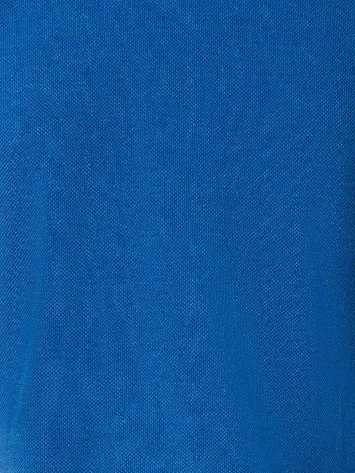 Cotton Piqu Polo Shirt Medium Denim Women Akris Knitwear