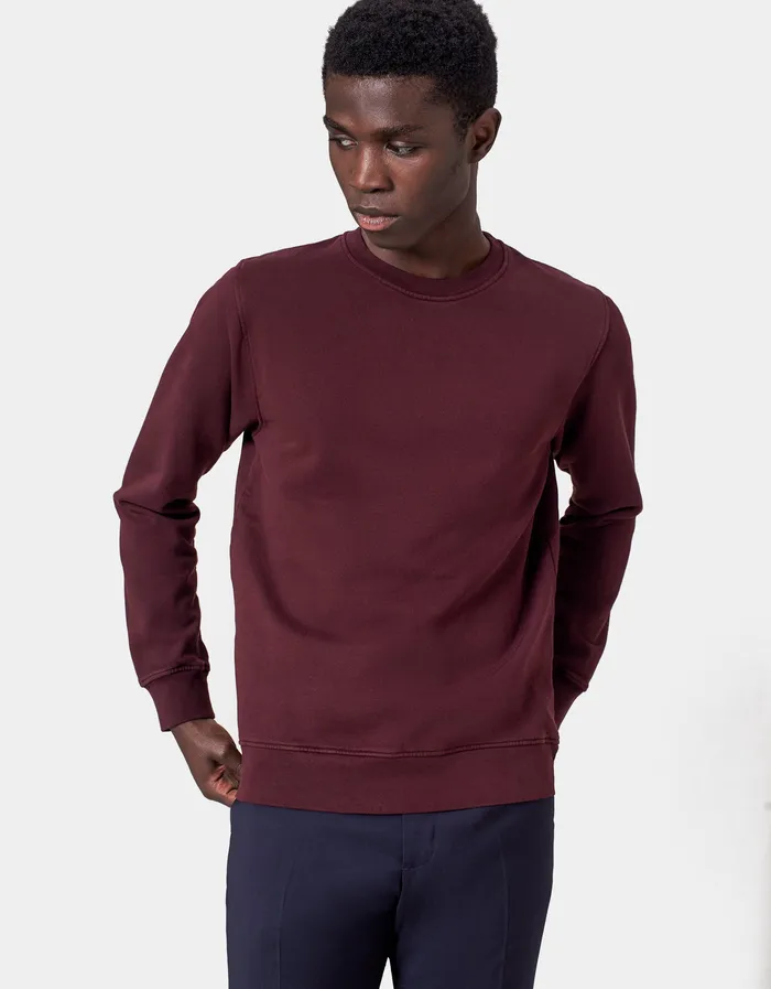 Crewneck Sweatshirts Classic Organic Crew 8211 Burned Yellow 8211 Colorfulstandard Men