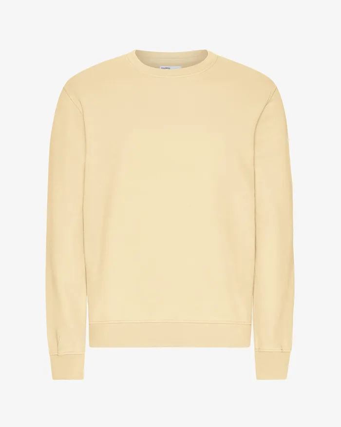 Crewneck Sweatshirts Colorfulstandard Men Classic Organic Crew 8211 Soft Yellow