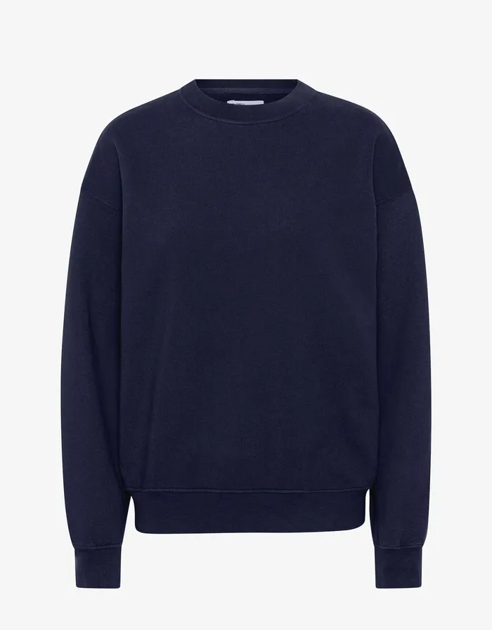 Crewneck Sweatshirts Colorfulstandard Men Organic Oversized Crew 8211 Navy Blue