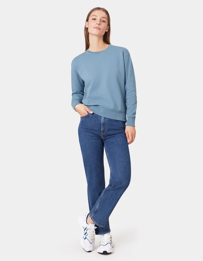 Crewneck Sweatshirts Colorfulstandard Women Women Classic Organic Crew 8211 Burned Yellow