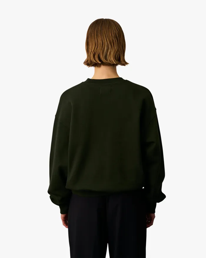Crewneck Sweatshirts Organic Oversized Crew 8211 Scarlet Red 8211 Colorfulstandard Women