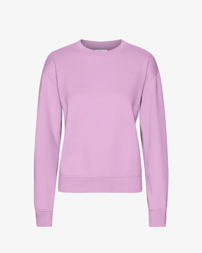 Crewneck Sweatshirts Women Colorfulstandard Women Classic Organic Crew 8211 Cherry Blossom