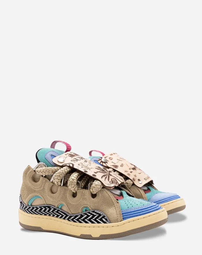Curb Sneakers By Surgeon For Men Light Blue Men Lanvin Curb