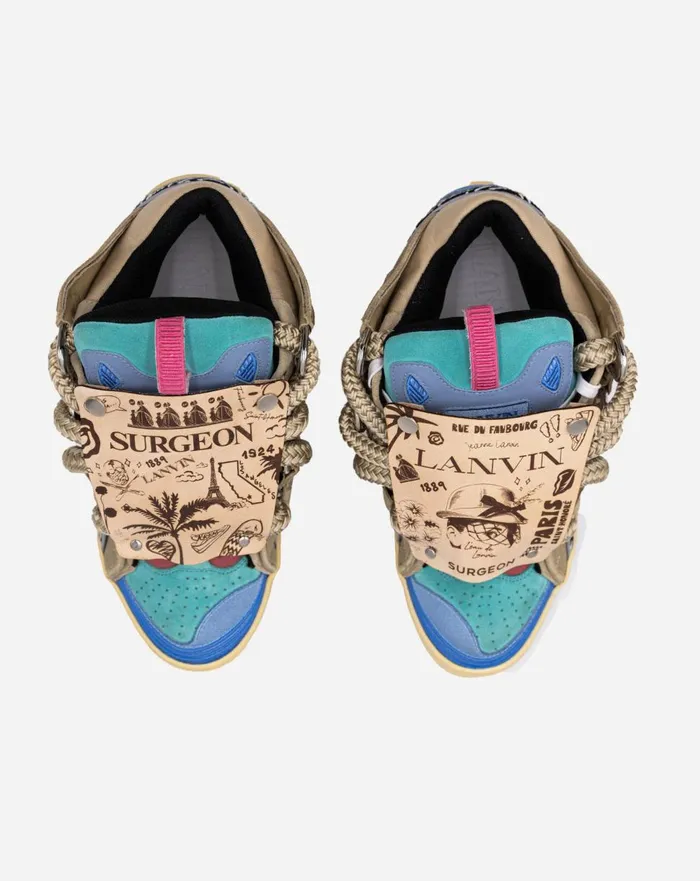 Curb Sneakers By Surgeon For Men Light Blue Men Lanvin Curb