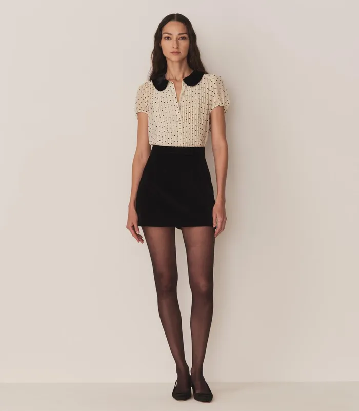 DEN Fillipa Skirt Black Women Skirts DEN Fillipa Skirt Black Women Skirts