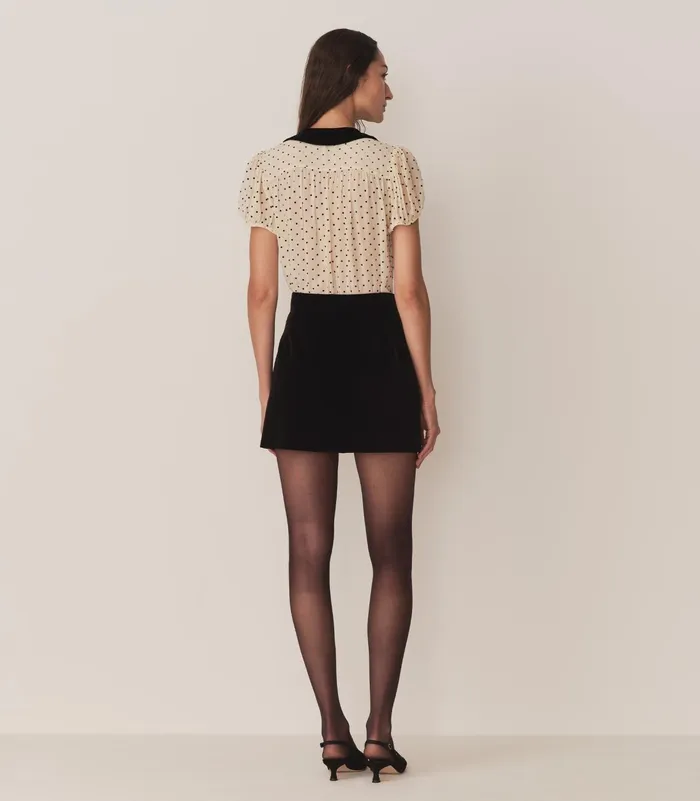DEN Fillipa Skirt Black Women Skirts DEN Fillipa Skirt Black Women Skirts