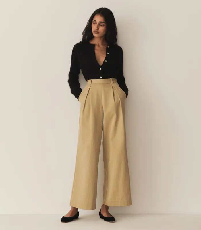 DEN Hilaire Pant Stone Women Pants and Shorts