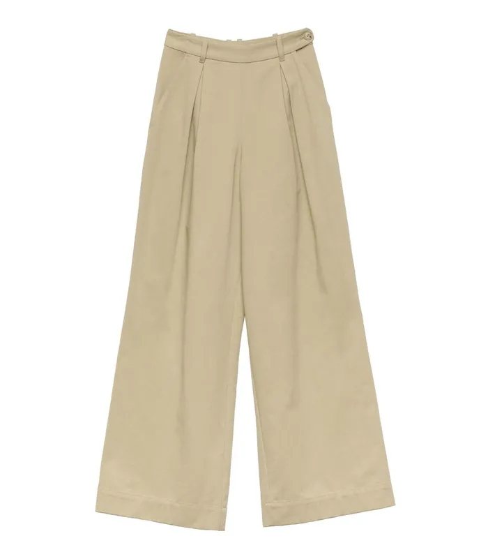 DEN Hilaire Pant Stone Women Pants and Shorts