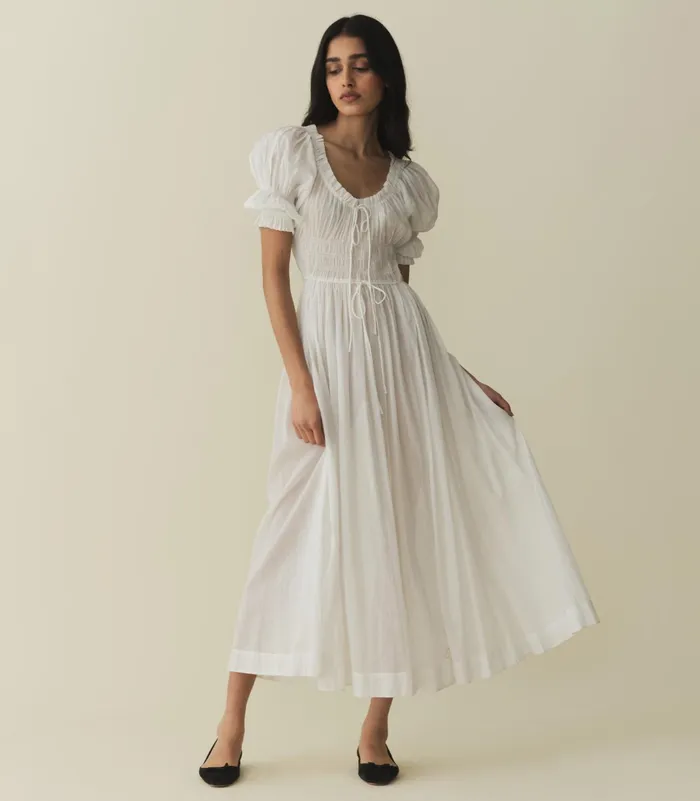 DEN Ischia Dress Salt Women Dresses