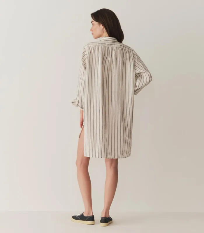 DEN Jora Dress San Leone Stripe Women Dresses