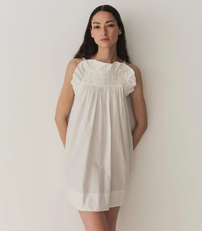 DEN Lynette Dress Salt Women Dresses