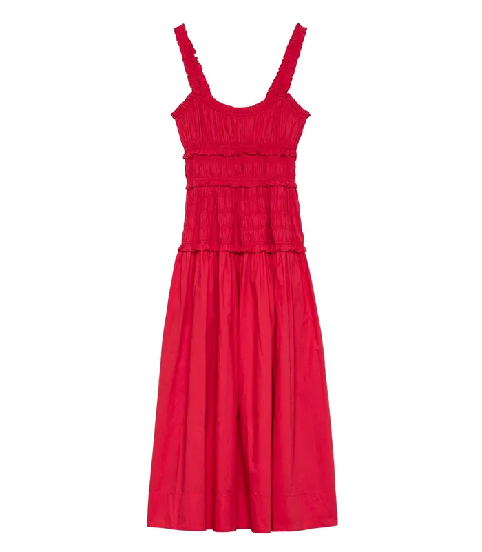 DEN Marianne Dress Scarlet Women Dresses