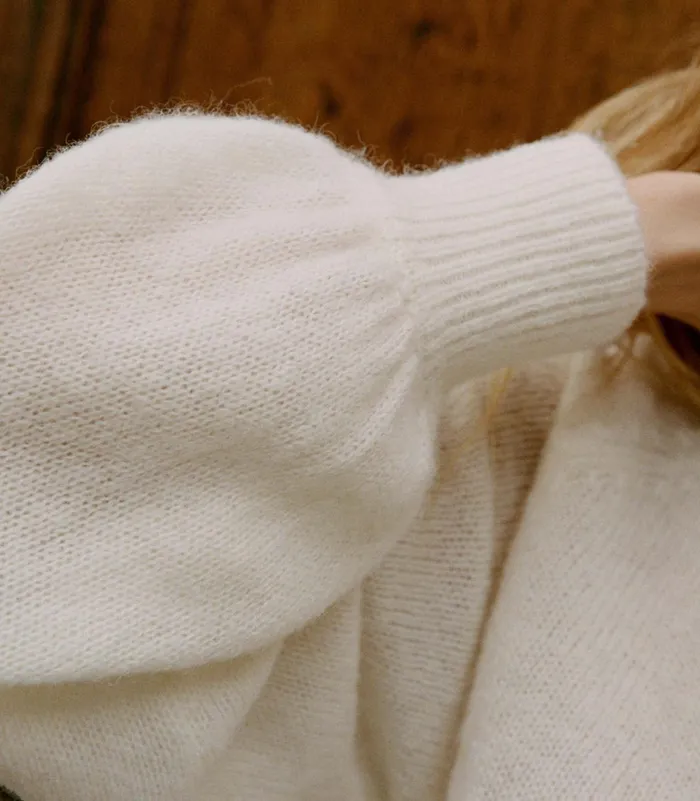 DEN Marsena Sweater Ivory Women Knitwear DEN Marsena Sweater Ivory Women Knitwear