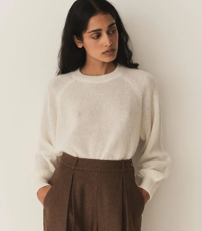 DEN Marsena Sweater Ivory Women Knitwear DEN Marsena Sweater Ivory Women Knitwear