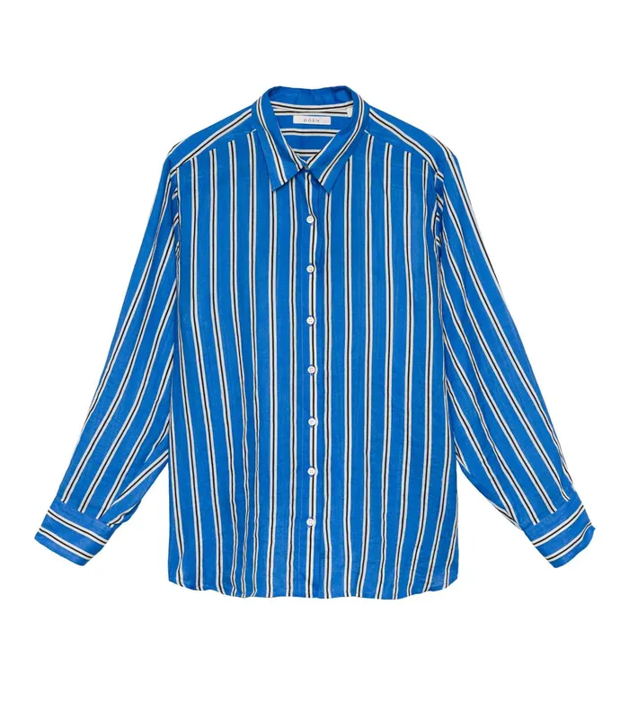 DEN Remis Top Bleu Monaco Stripe Women Tops DEN Remis Top Bleu Monaco Stripe Women Tops