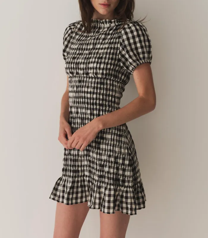 DEN Rizzo Dress Marilyn Gingham Women Dresses DEN Rizzo Dress Marilyn Gingham Women Dresses