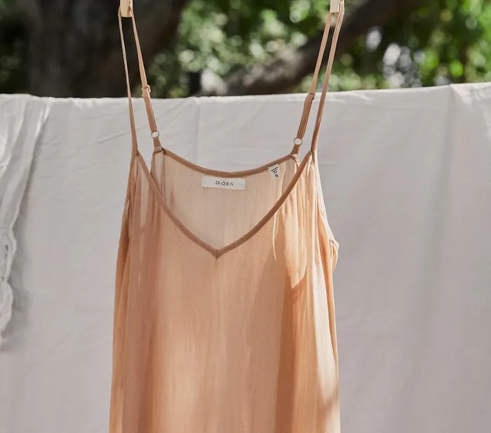 DEN Short Deep VNeck Slip Sand Dollar Women Slips DEN Short Deep VNeck Slip Sand Dollar Women Slips
