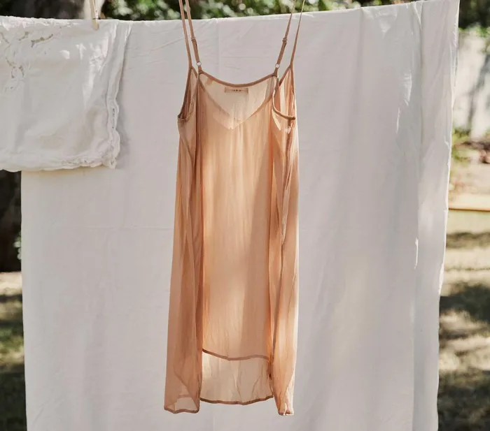 DEN Short Deep VNeck Slip Sand Dollar Women Slips DEN Short Deep VNeck Slip Sand Dollar Women Slips